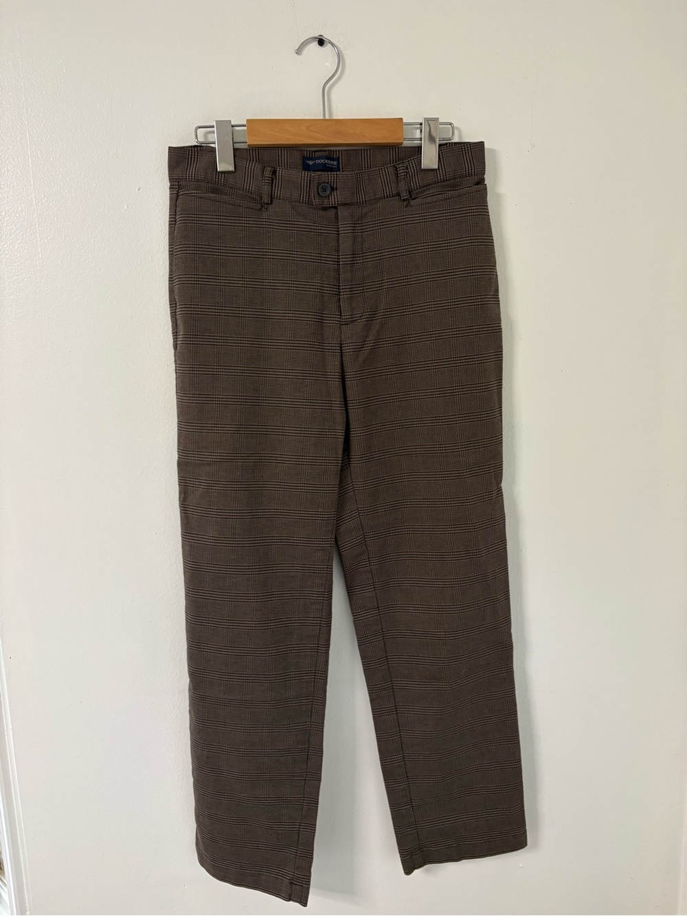Vintage Dockers Brown Plaid Pants